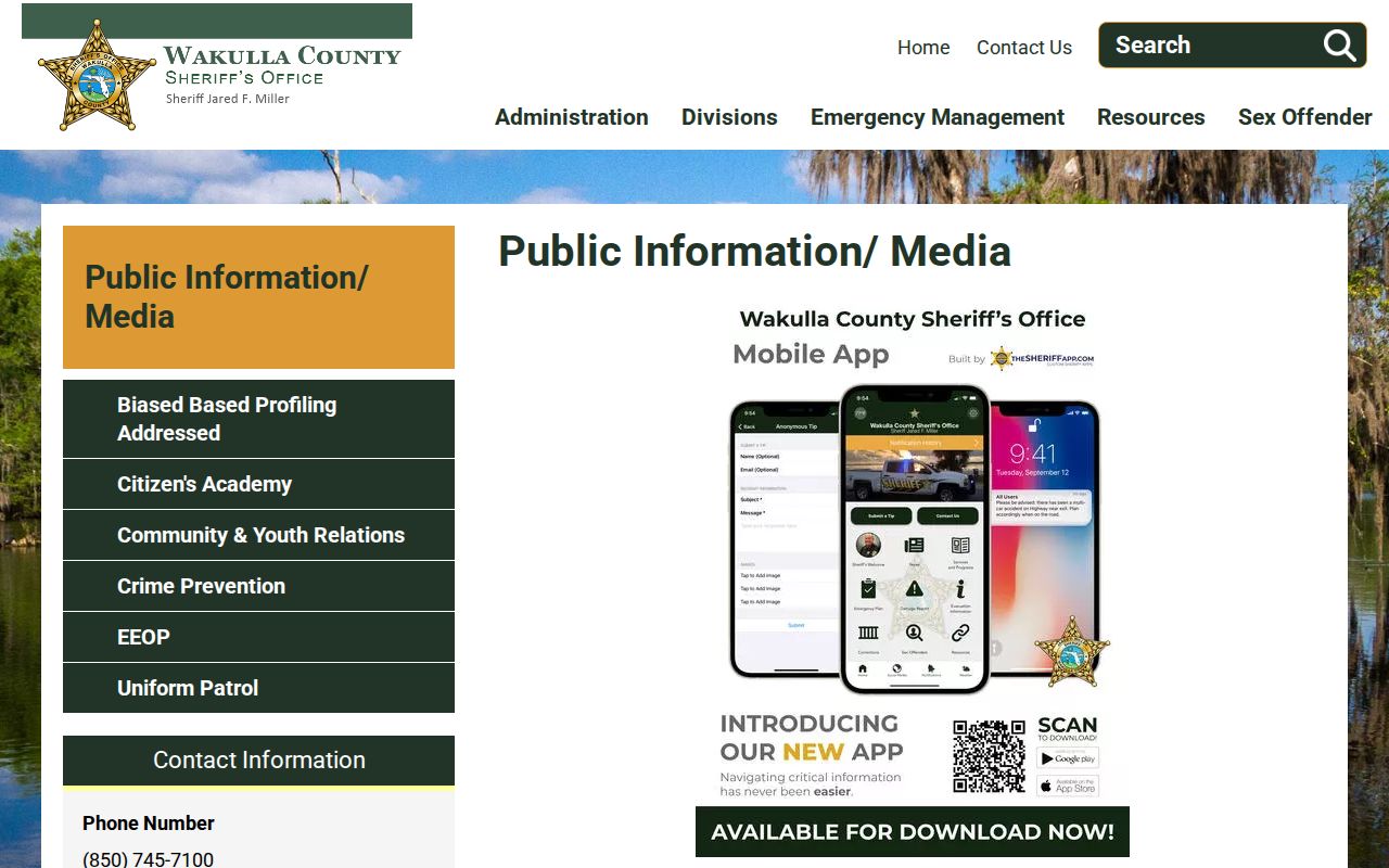 Wakulla County arrest records incident and report copy information